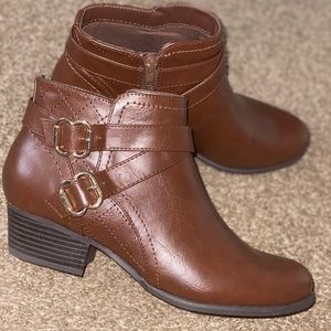 Brown Unisa Ankle Boots